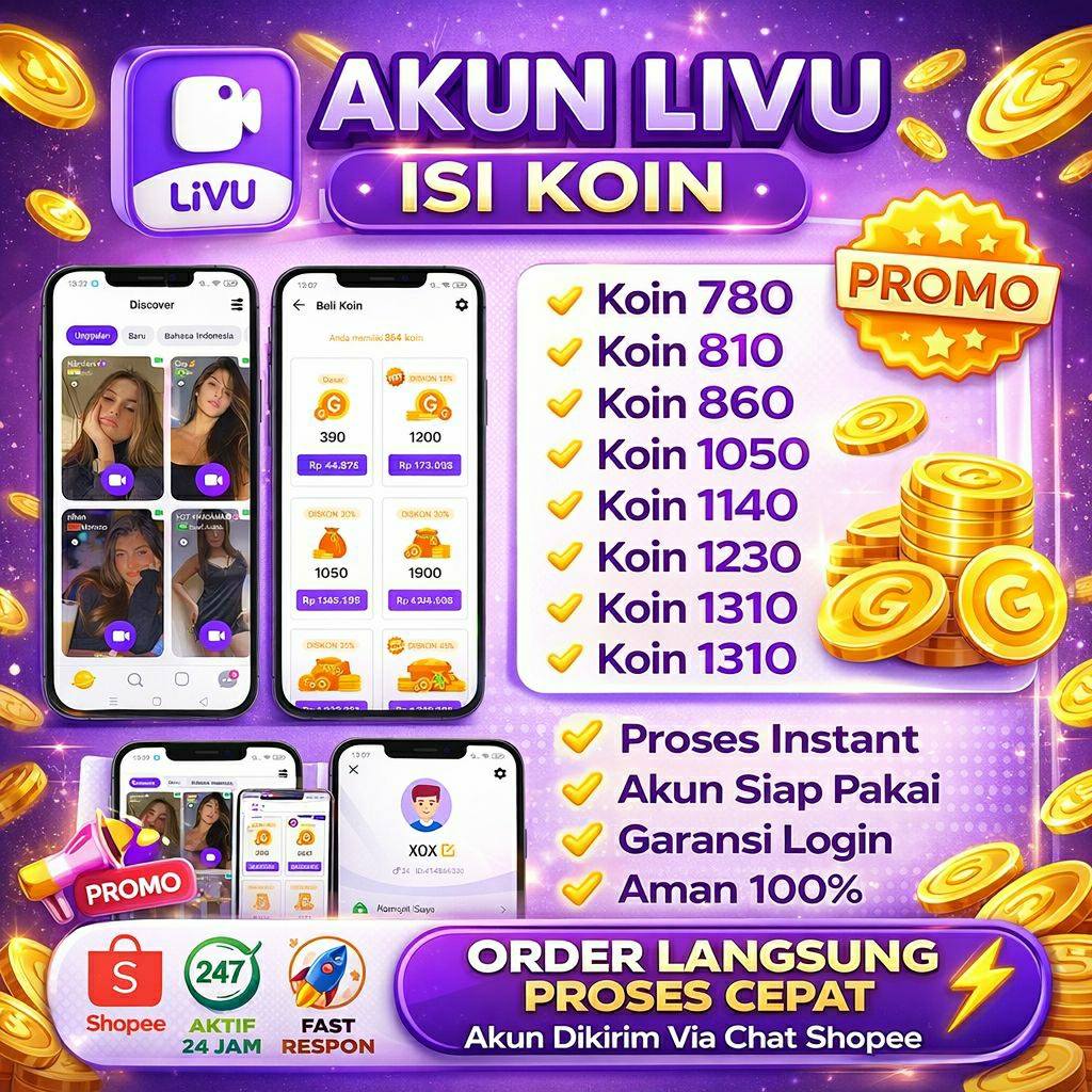 Akun LIVU Premium isi Koin Murah - Akun siap pakai - garansi -  Promo