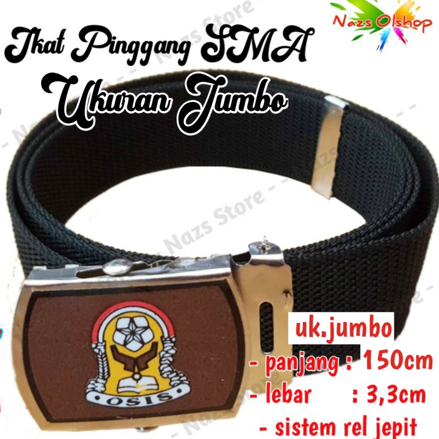 Gesper Ikat Pinggang Anak Sekolah SMA Ukuran Jumbo Grosir dan Eceran