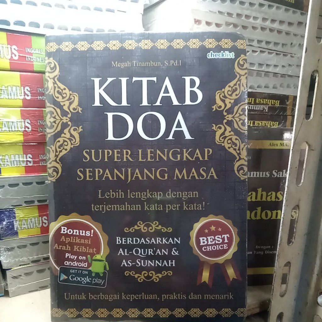 BUKU KITAB DOA SUPER LENGKAP SEPANJANG MASA LEBIH LENGKAP DENGAN TERJEMAHAN KATA PER KATA BERDASARKA