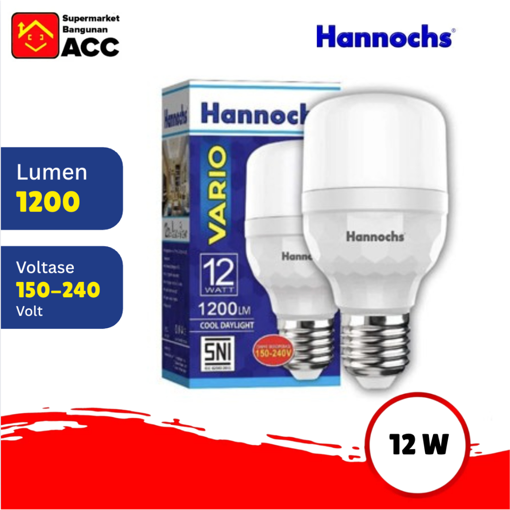 Lampu LED - Lampu LED Rumah - Lampu - Hannochs Vario Putih 12W