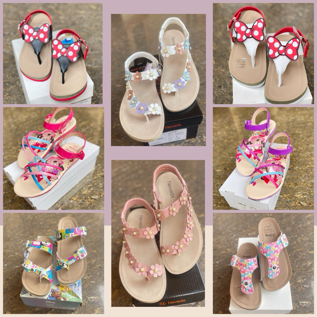 DISNEY SANDAL ANAK PEREMPUAN // SANDAL DISNEY X NEVADA ANAK PEREMPUAN