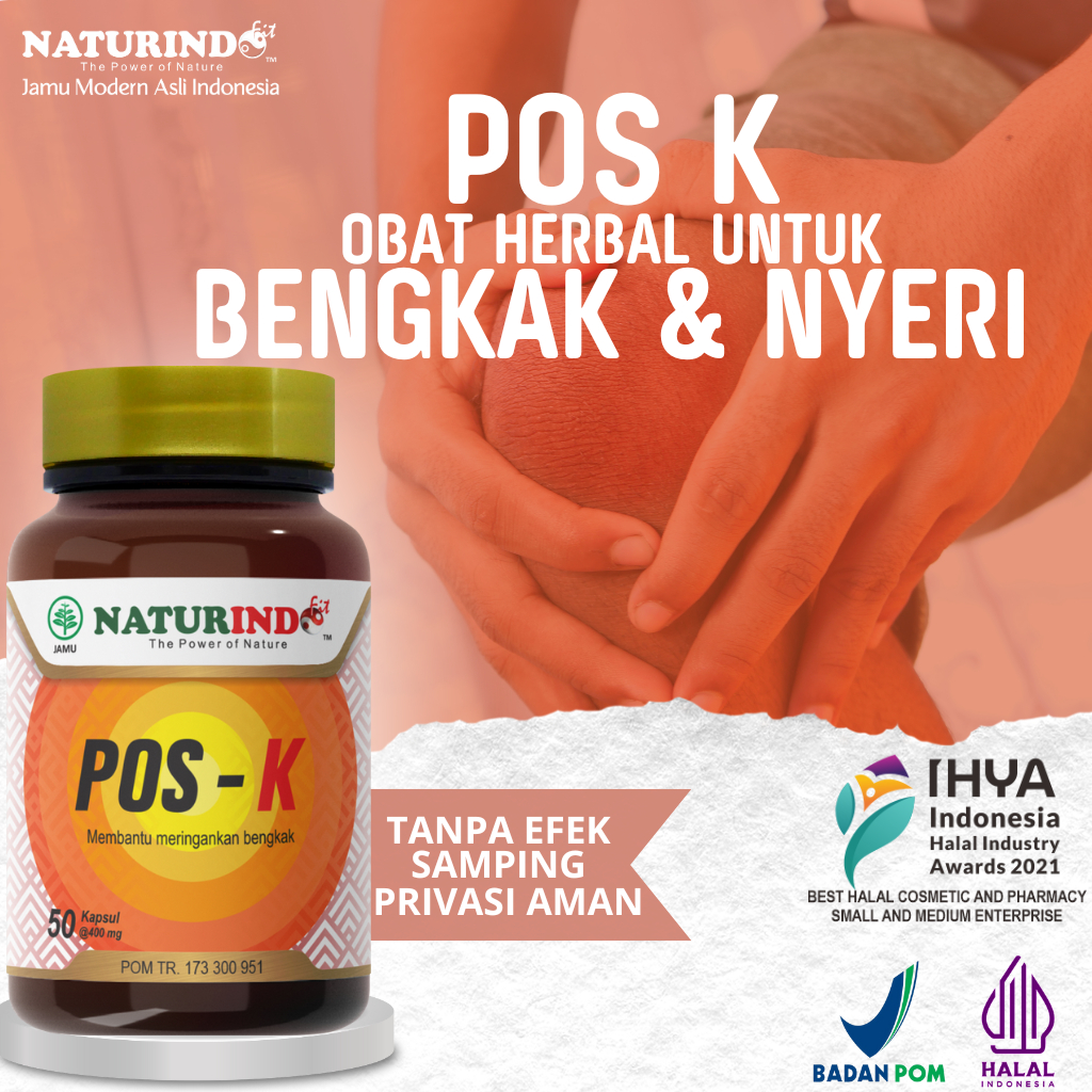 Naturindo Pos K Membantu Pereda Bengkak Nyeri Amandel dan Bisul Herbal Naturindo Original Alami