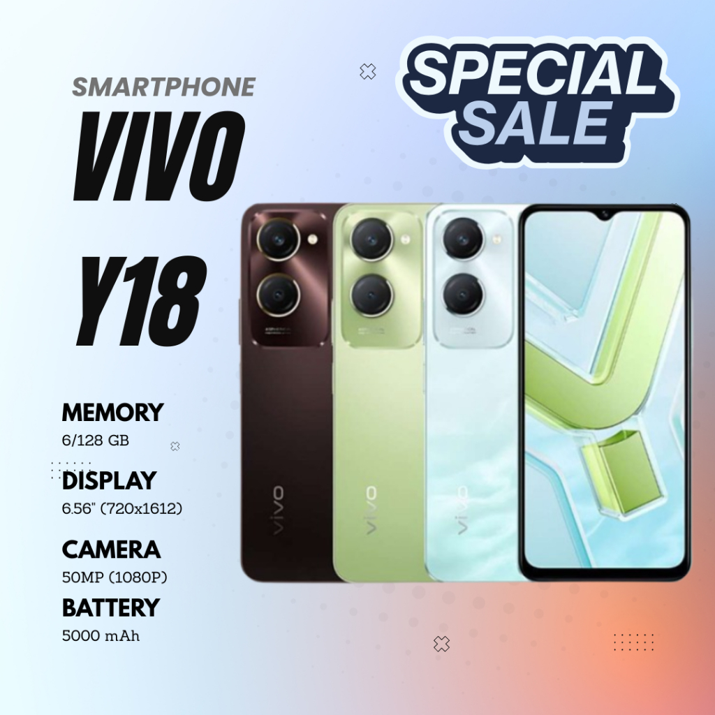 HANDPHONE ANDROID Y18 RAM 8GB ROM INTERNAL 256GB