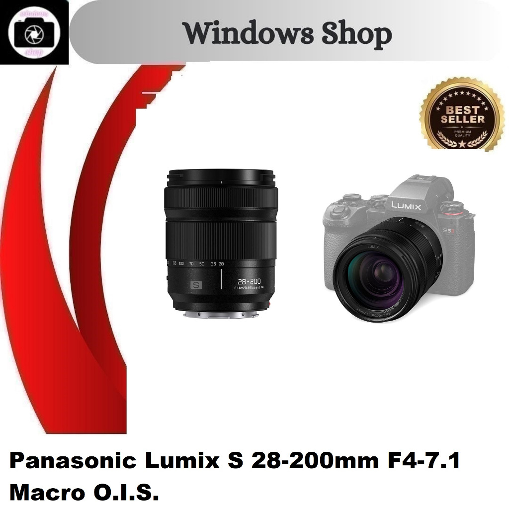 Panasonic Lumix S 28-200mm F4-7.1 Macro O.I.S. Lens Panasonic 28-200 mm