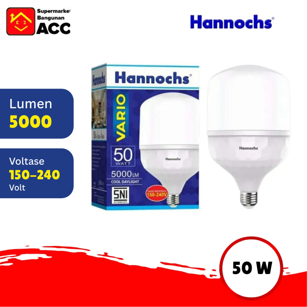 Lampu LED - Lampu LED Rumah - Lampu - Hannochs Vario Putih 50W