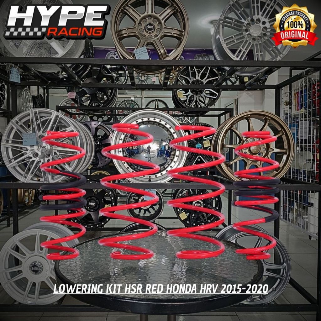 PER CEPER / LOWERING KIT MERK HSR UNTUK MOBIL HONDA HRV 2015 - 2020