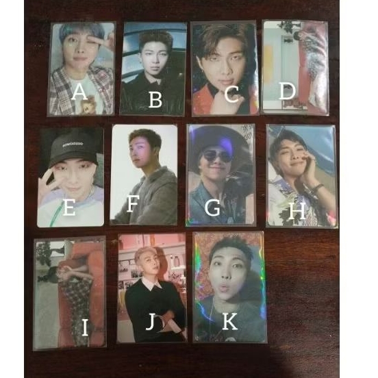 Photocard Official Namjoon BTS