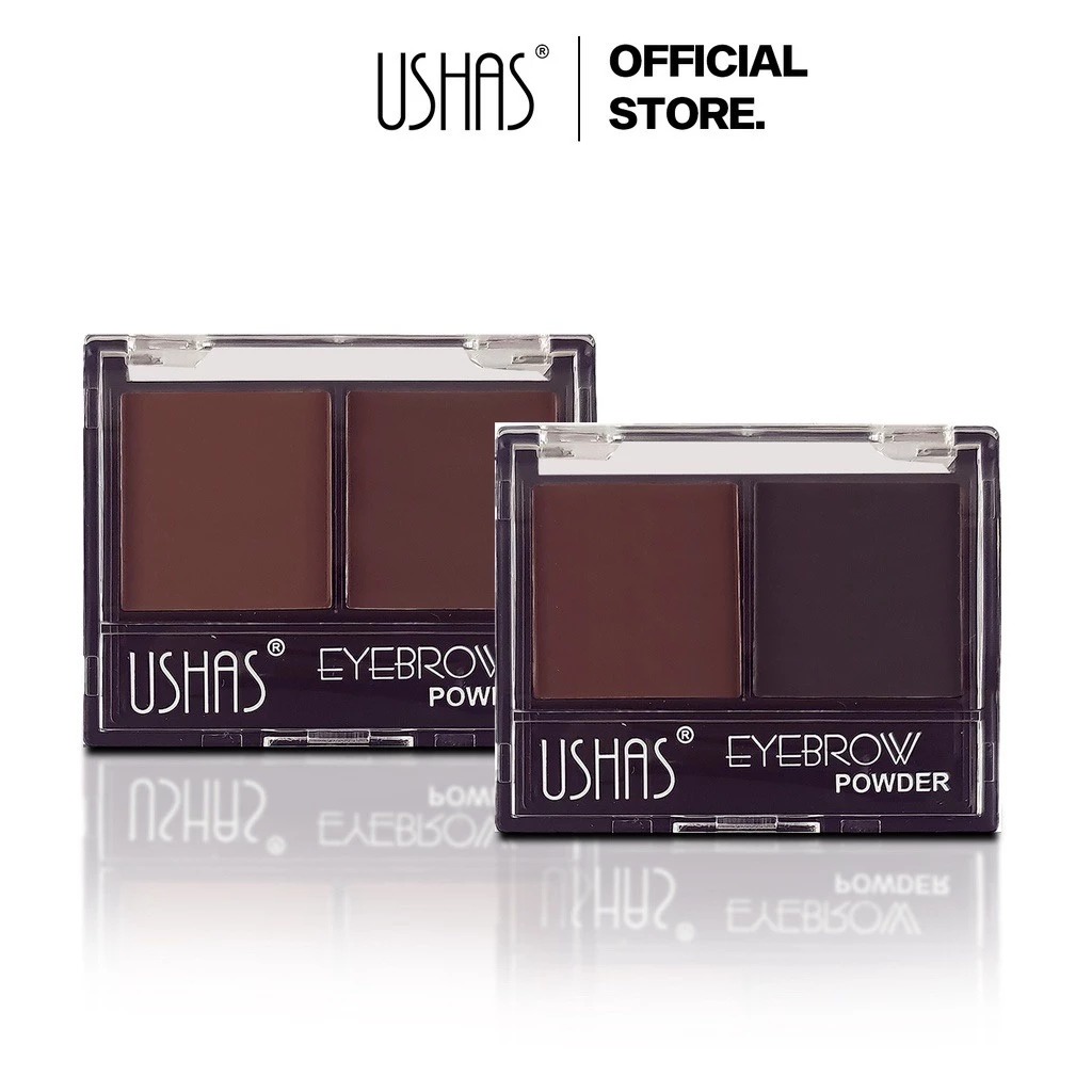 USHAS EYEBROW POWDER ES2613 Bubuk Pewarna Alis / Ushas Alis Powder / Eyebrow Alis mudah digunakan