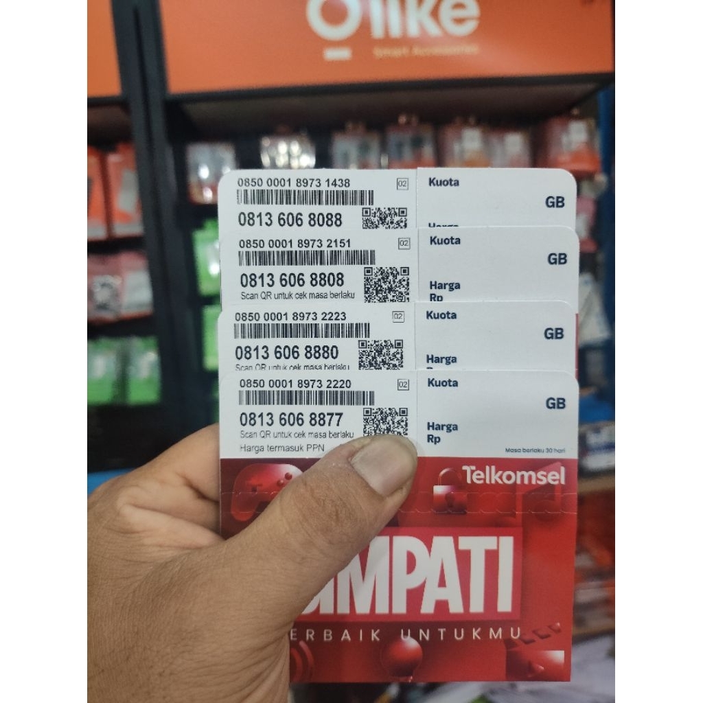 sp Telkomsel cantik 11 angka edisi 88 cantik rapih kuota 3gb