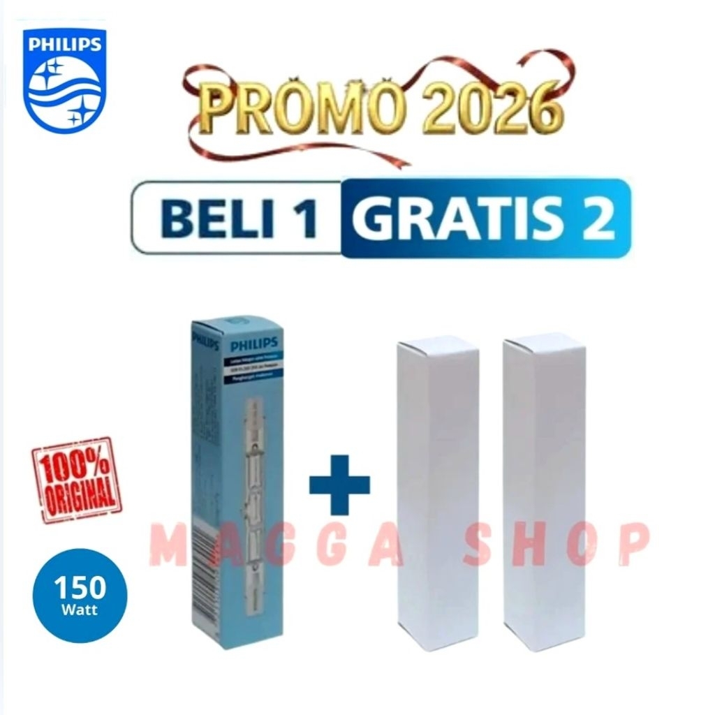 PHILIPS - LAMPU HALOGEN STICK 150 Watt
