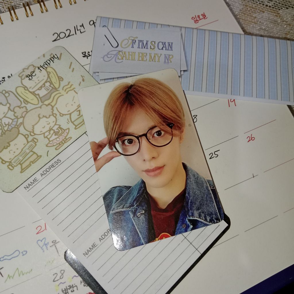 [OFFICIAL] photocard yuta nct 127 Md NCIT photopack