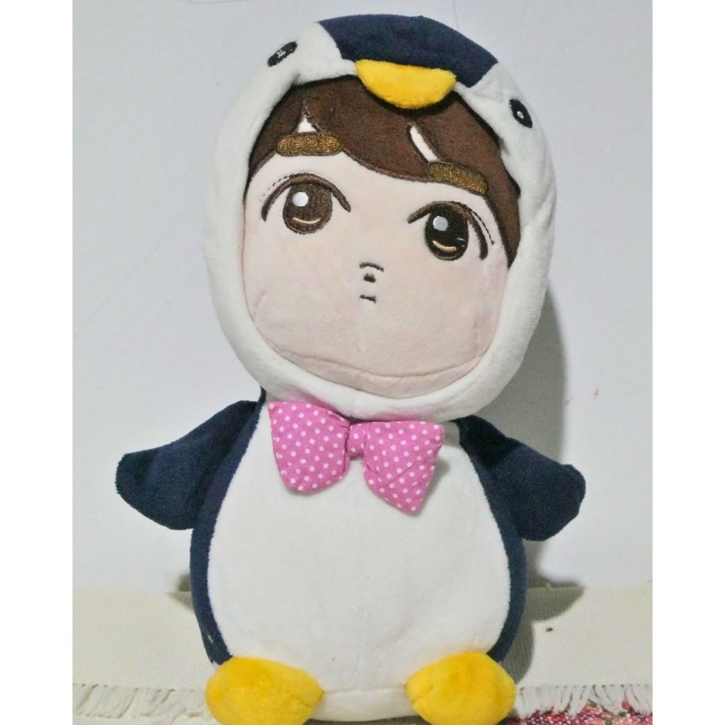EXO D.O. Kyungsoo Penguin Plush Doll Preloved (Fanmade)