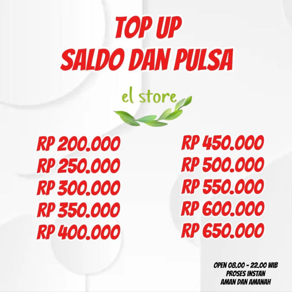 Terbaik  Saldo Dan Pulsa Ke Semua Bisa