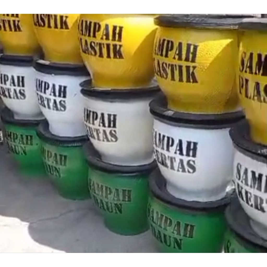 Tong Sampah Ban Bekas diameter 40cm