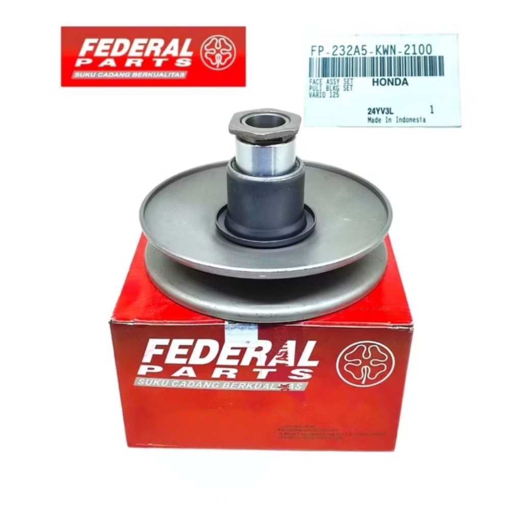 PULLY CVT SET HONDA VARIO 125 OLD KZR/KWN BOHLAM FP-232A5-KWN-2100 FEDERAL PARTS GARANSI 100% ORIGIN