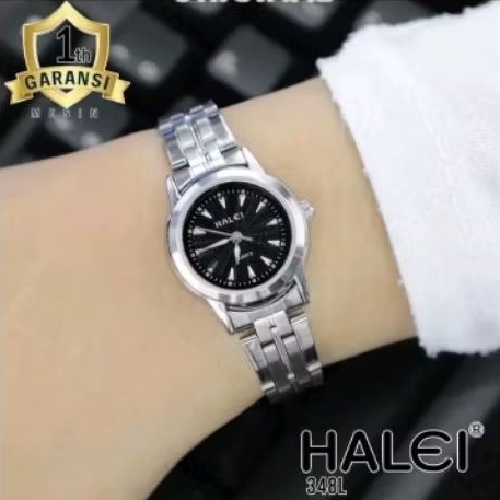 Jam Tangan Halei Original kode HA348 Bahan Rantai Stainless
