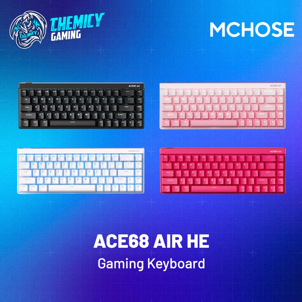 MCHOSE ACE68 / ACE 68 Air RGB HE Hall Efect Rapid Trigger Magnetic Gaming Keyboard