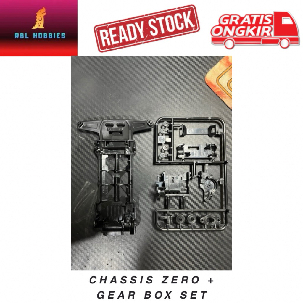 Tamiya Chassis Zero + Gear Box Set Original Loose Kit Mini4WD