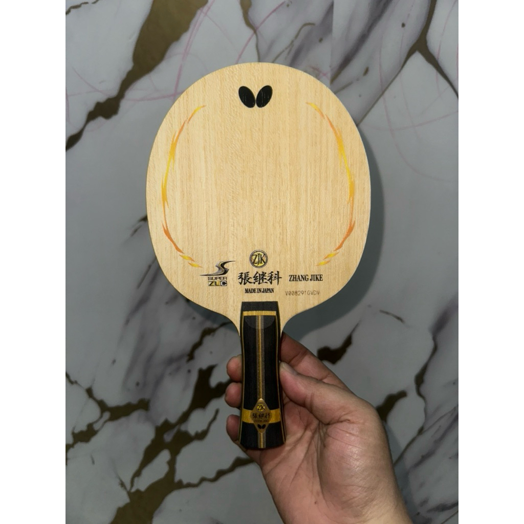 bat butterfly tenis meja zhang jike super zlc FL original 100 % edisi Fish Scale