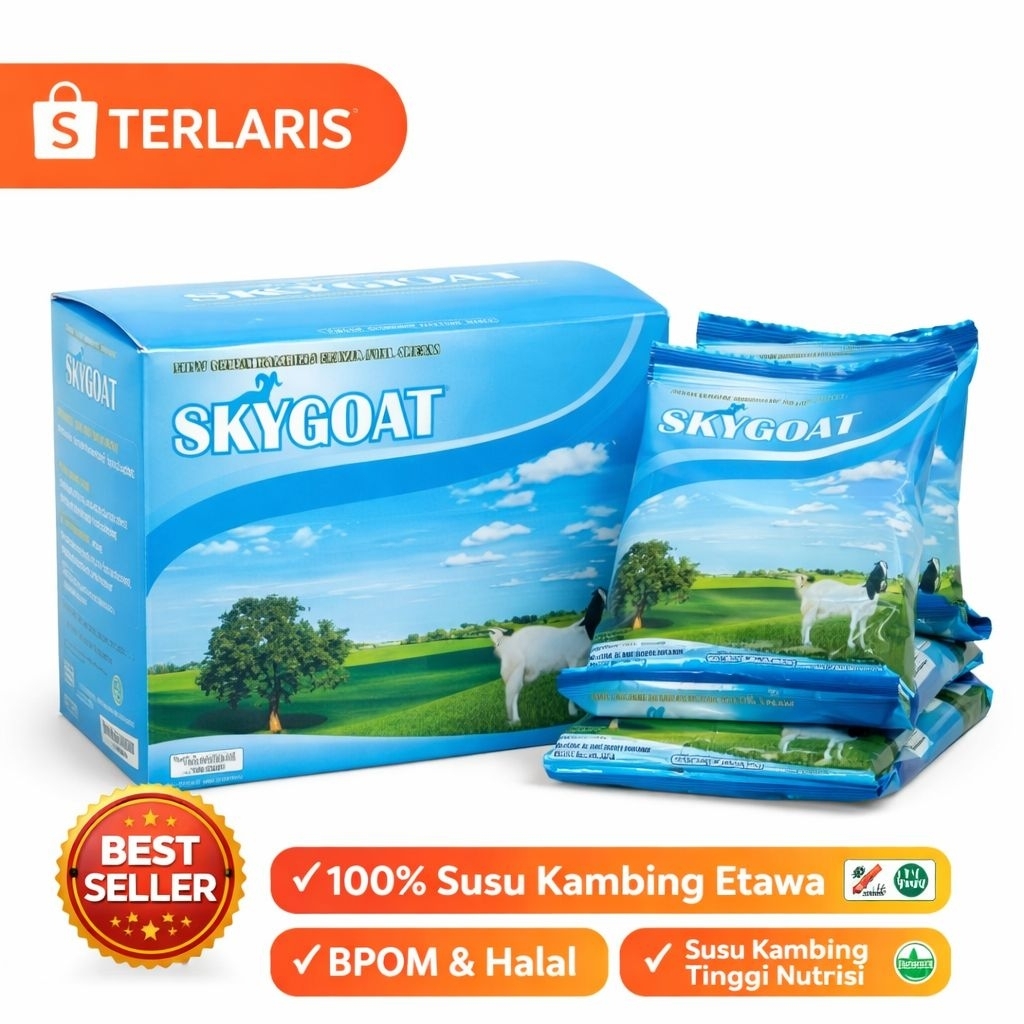 SkyGoat Susu Kambing Etawa Bubuk Asli BPOM