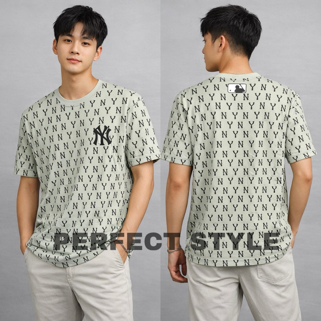 Tshirt Pria Wanita Ny Premium Full Print Katun Full Tag