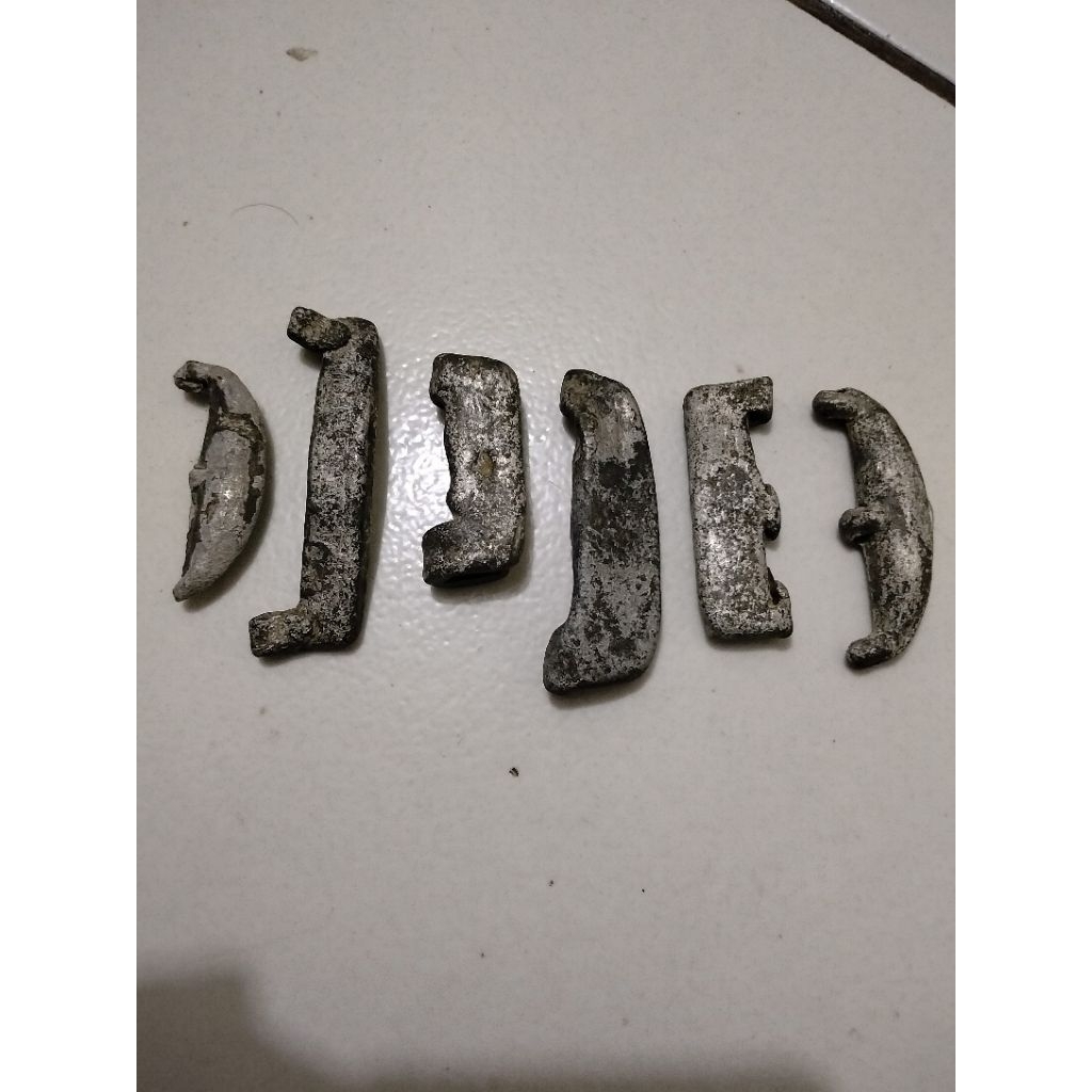 logam temuan Alat detector ,, 6 pcs , Barang Lawas temuan Antik