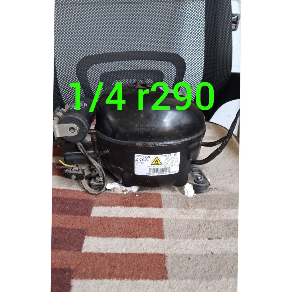 Kompresor Freezer 1/4 PK Merek Embraco (Copotan Original)