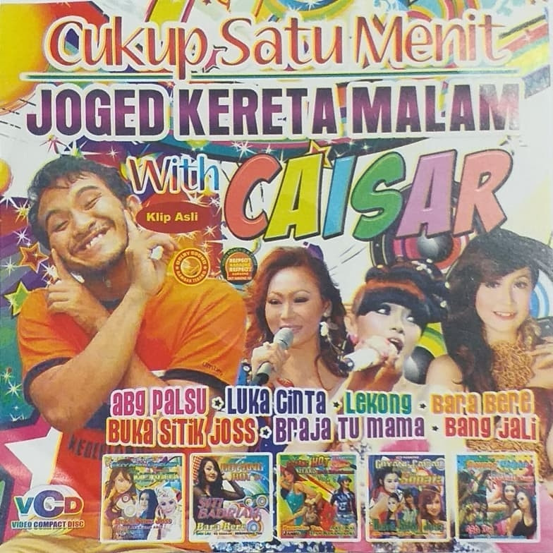 Kaset VCD Dangdut Cukup Satu Menit With Caisar