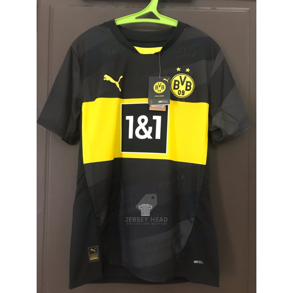 Borussia Dortmund BVB Puma Away Jersey 2024-25 77495602 - Original Genuine Away Kit