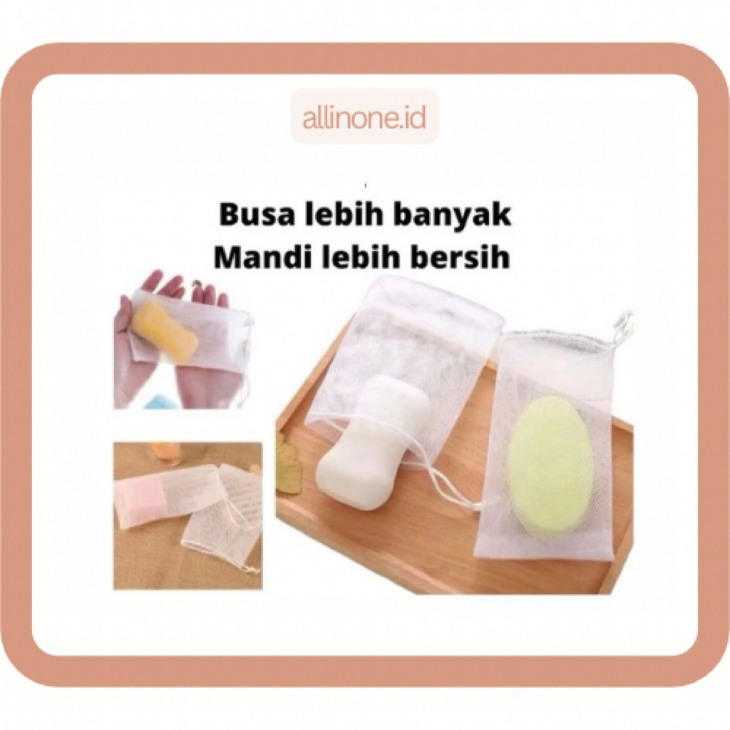 Jaring Sabun Jaring Busa Sabun Foaming Soap Net Soap Kantong Busa Sabun