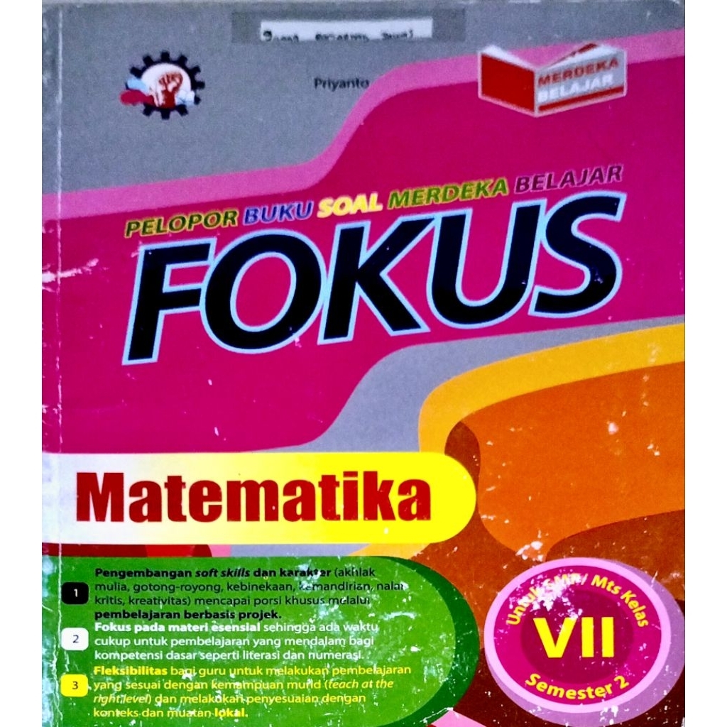 FOKUS MATEMATIKA ( SMP KELAS 7 ) - Merdeka Belajar