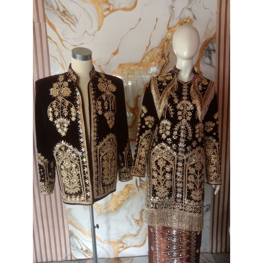 BAJU PENGANTIN MINANG BAHAN PREMIUM MILANO