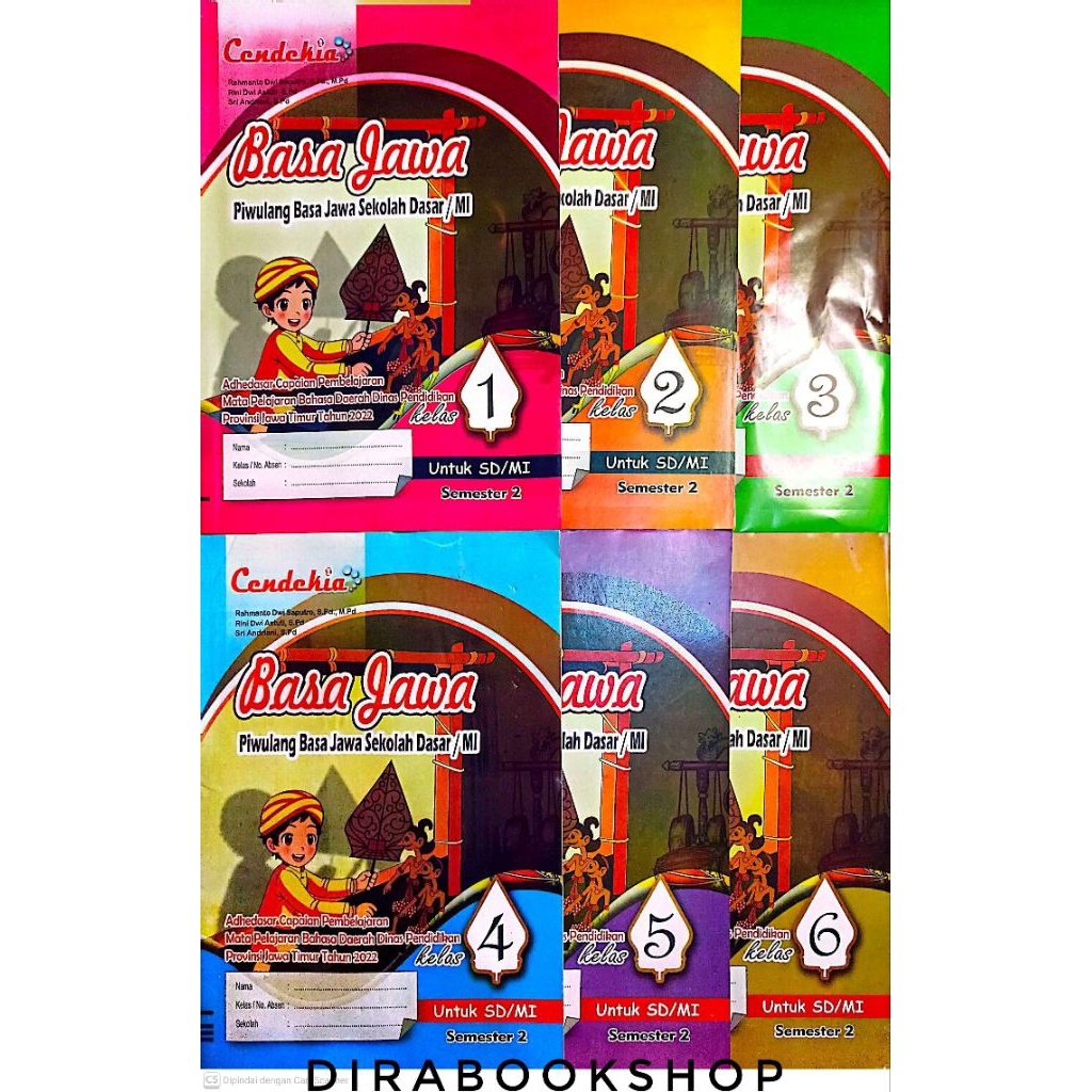 Semester 2 LKS Basa Jawa Cendekia kelas 1/2/3/4/5/6 Revisi 2026