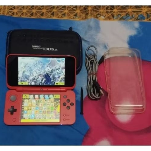 Nintendo New 2DS XL pokeball edition memory sandisk 32 gb bukan 3ds