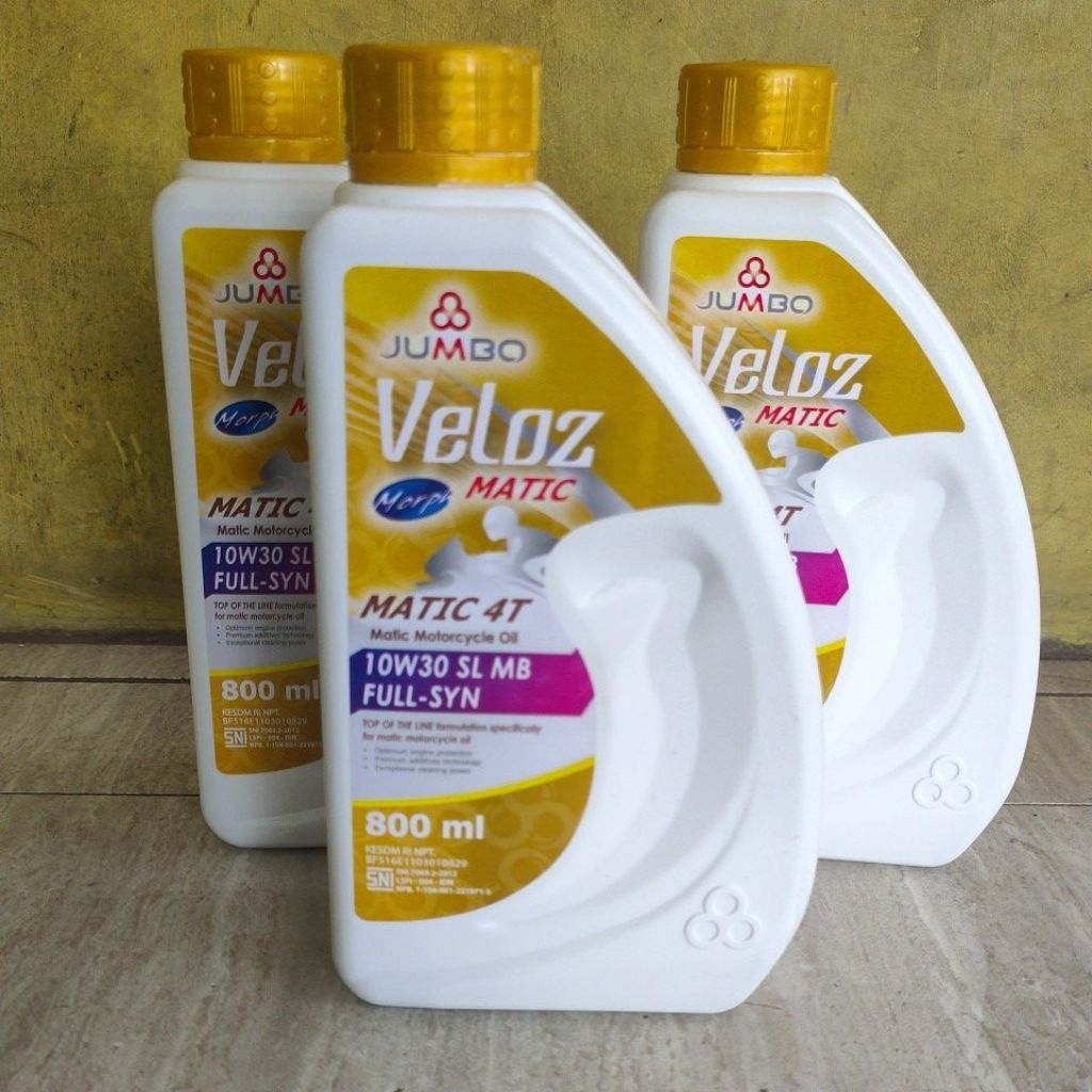 Oli velos matic jumbo full synthetic 10w30 800ml
