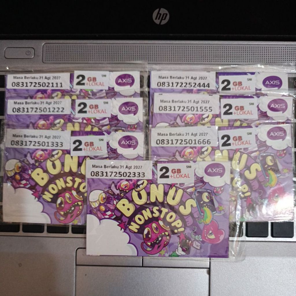 Nomor cantik AXIS Ekor TRIPLE