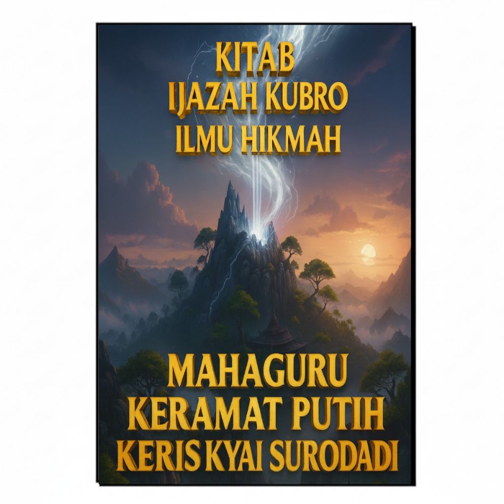 Kitab Ilmu Hikmah Warisan Kyai Surodadi || Kitab Edisi Spesial Dan Langka