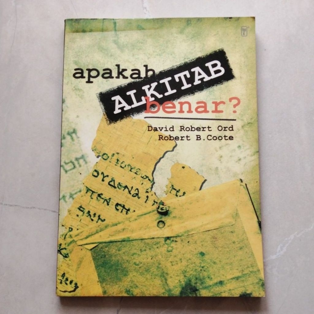 Buku Apakah Alkitab Benar ? ( ORI BEKAS ) #David Robert Ord