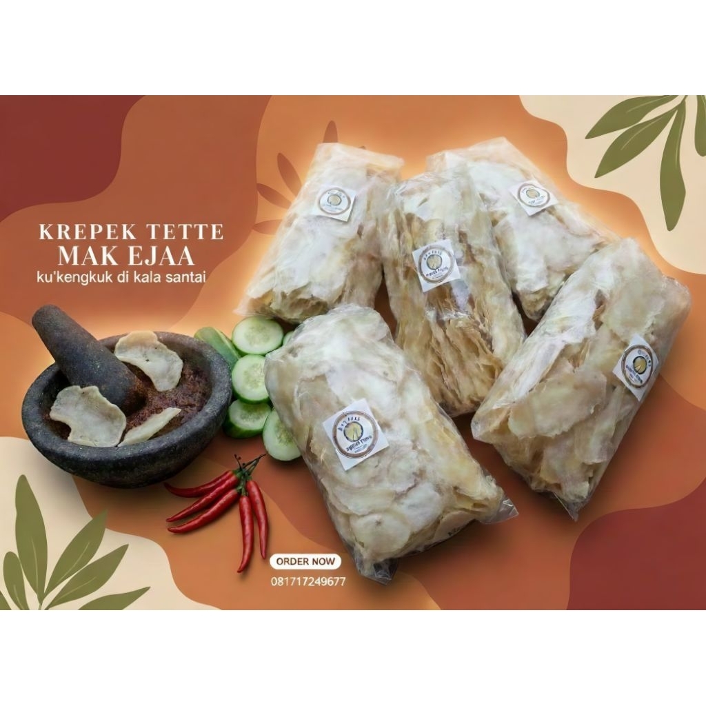 krepek tette khas Madura 100 pcs