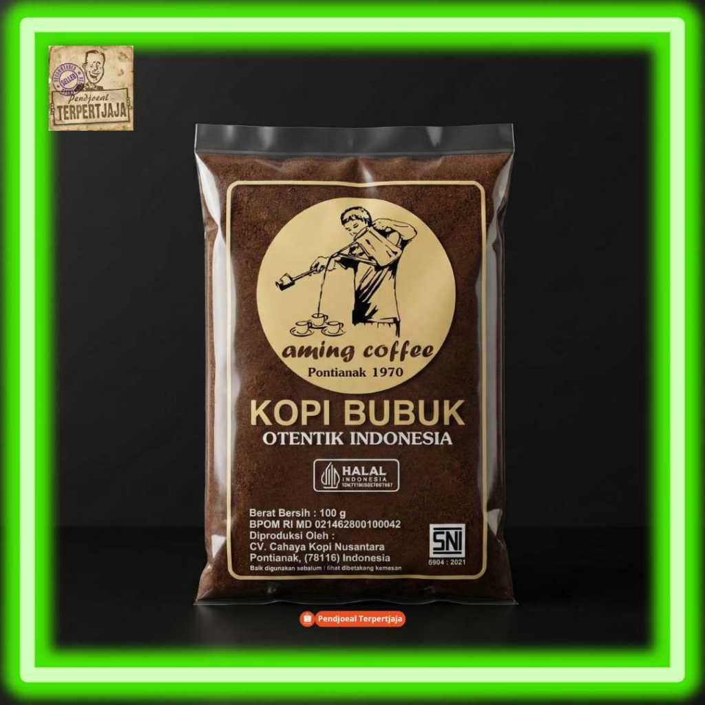 Kopi Bubuk Aming 100gr Original Khas Pontianak Asli Legendaris Sejak 1970