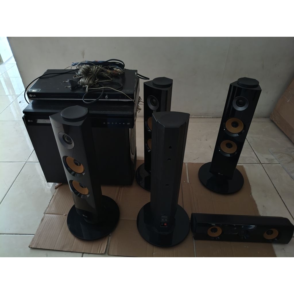 home theater speaker LG 5.1 BEKAS