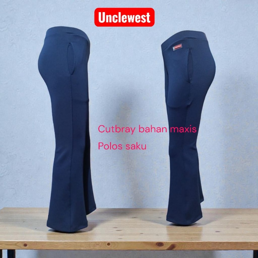 unclewest celana senam model cutbray bahan maxis
