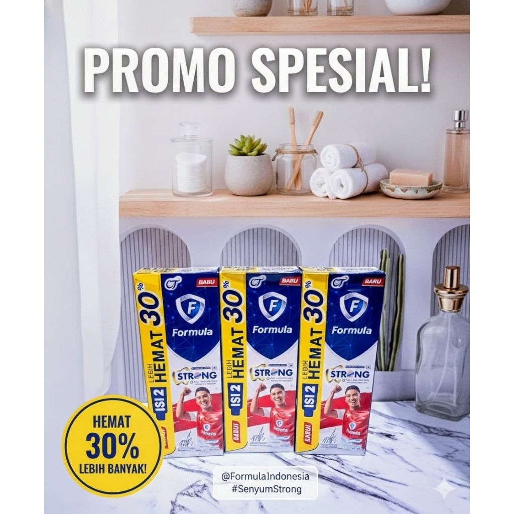 Pasta Gigi FORMULA STRONG twin pack 2x 160gr