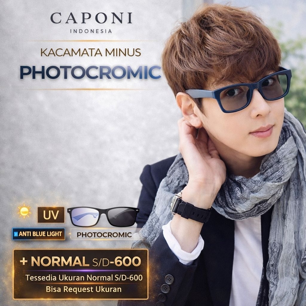 VOLCOM 2454 Kacamata Minus Bluecromic Anti Radiasi Pria Frame Kaca Mata Kotak Optik Asli