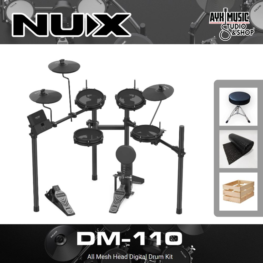 NUX DM-110 Digital Drum Kit | Drum Elektrik NUX