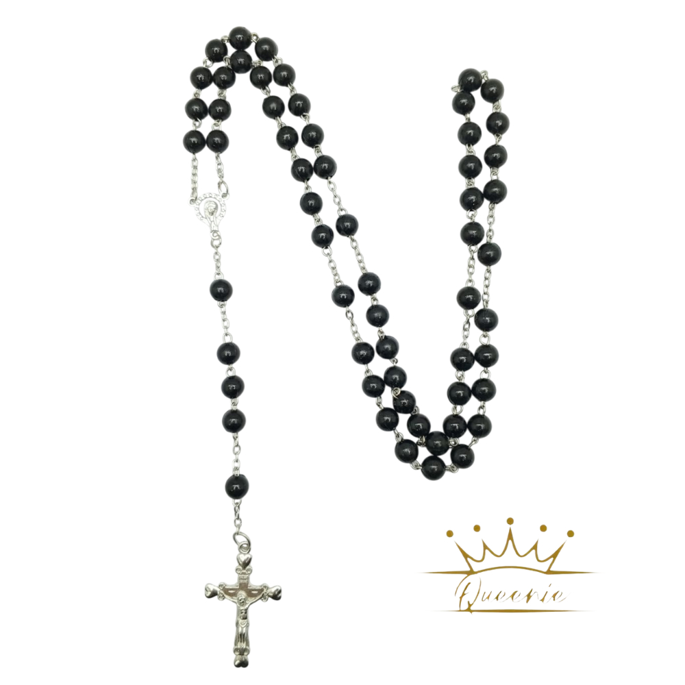 Lembar Doa Dan Rosario Salam Maria | Doa Katolik | Salam Maria | Rosario Beads 8mm