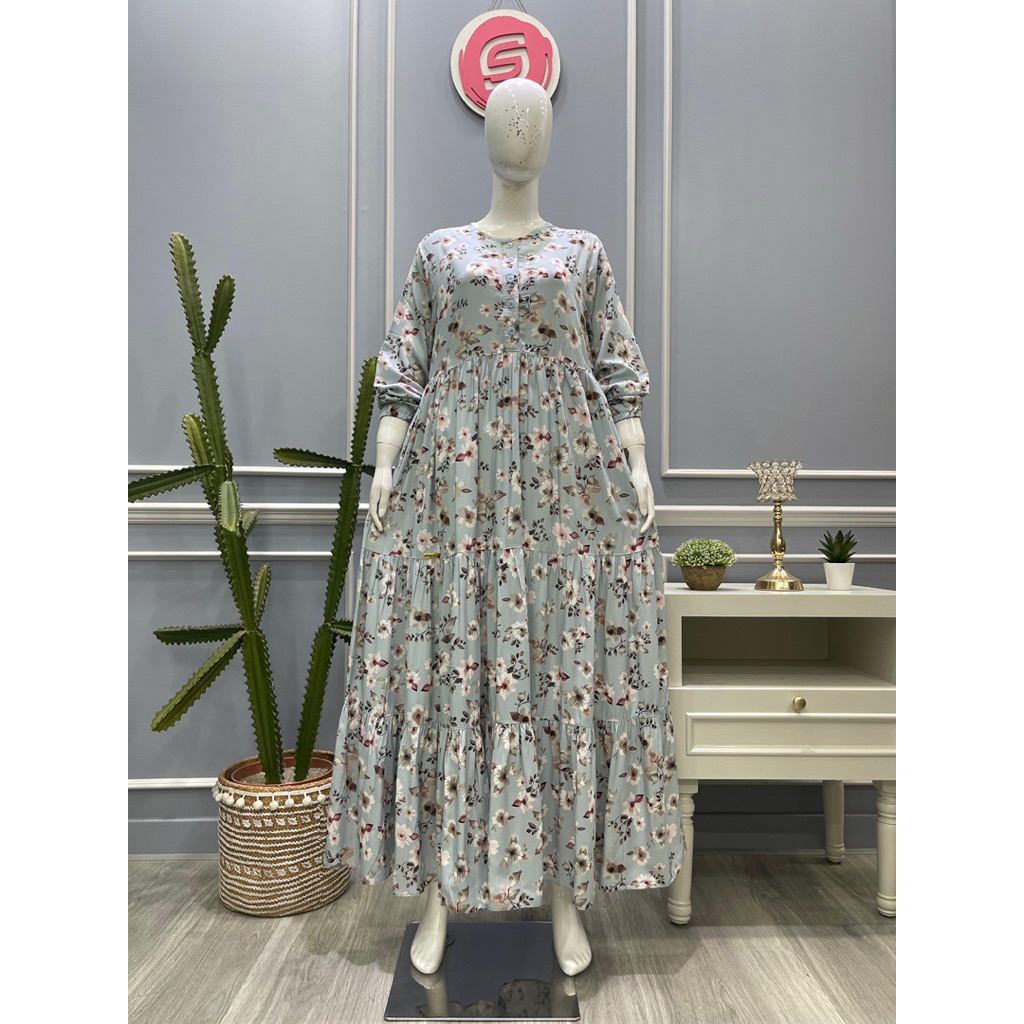 Gamis rayon motif by Salvina ys