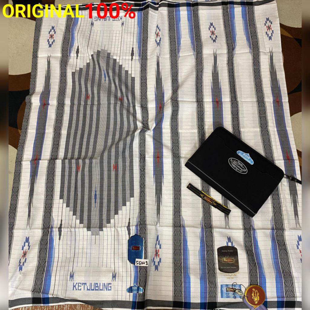 SARUNG KETJUBUNG GOLD ORIGINAL TIPE SGW FULL SONGKET