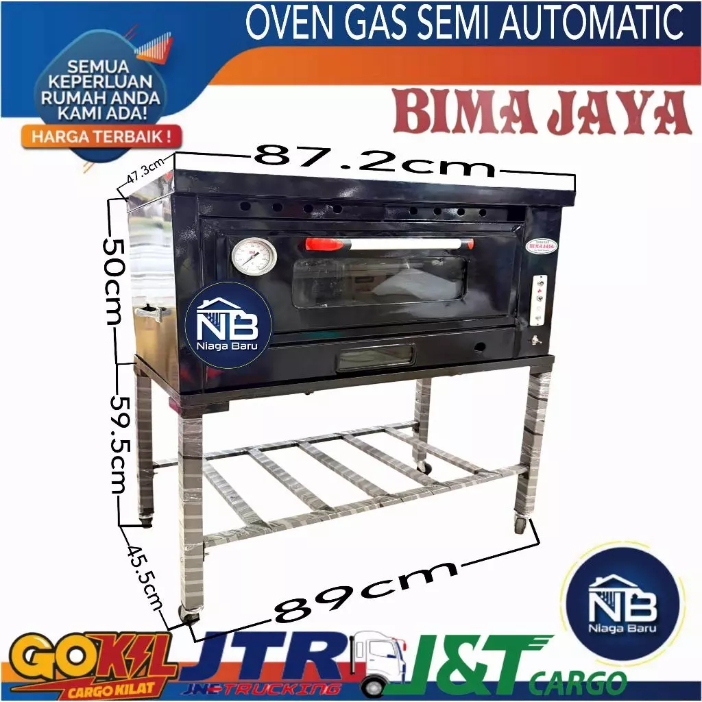 OVEN GAS BIMA JAYA SEMI OTOMATIS