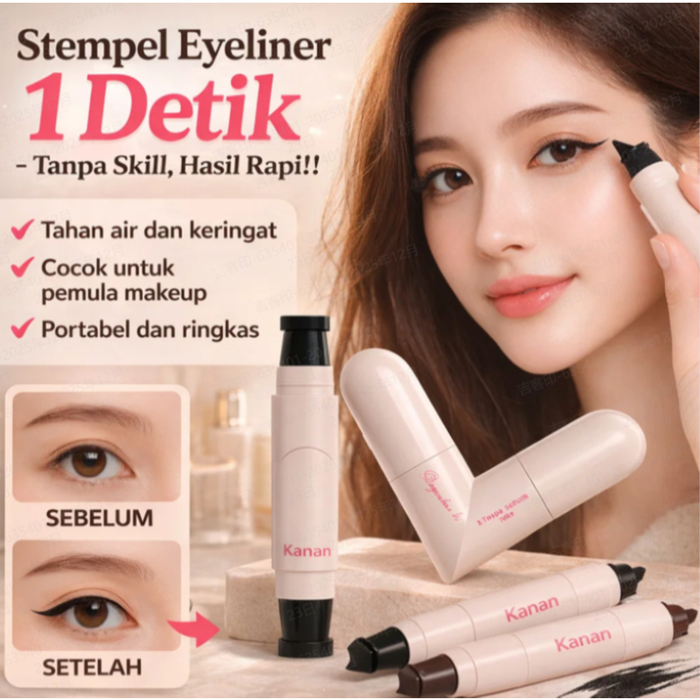 COD[1 Detik Selesai] Eyeliner Cap All-in-One/Eyeliner Stamp/Eyeliner Mudah dalam Satu Detik Waterpro